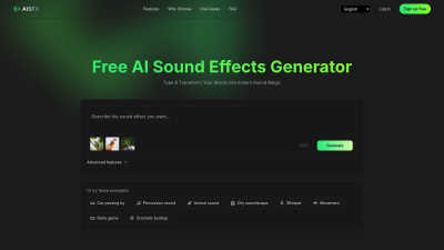 AISFX - AI tool for Audio & Music