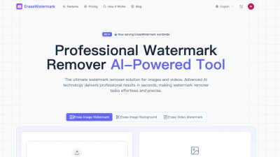EraseWatermarkAI - AI tool for Image & Photo