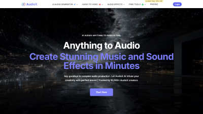 AudioX - AI tool for Audio & Music