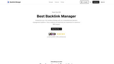 Backlink Manager - AI tool for SEO