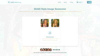 GhibliStyleImage - AI tool for Content Creation