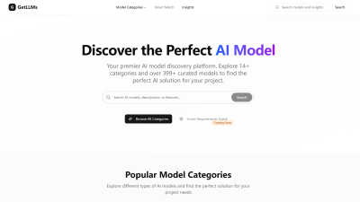 GetLLMs - AI tool for AI Assistants