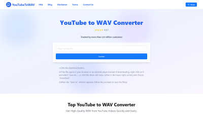youtubetowav.online - AI tool for Audio & Music