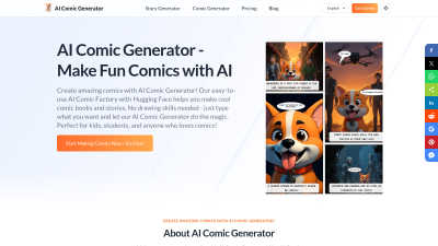 AI Comic Generator - AI tool for Content Creation