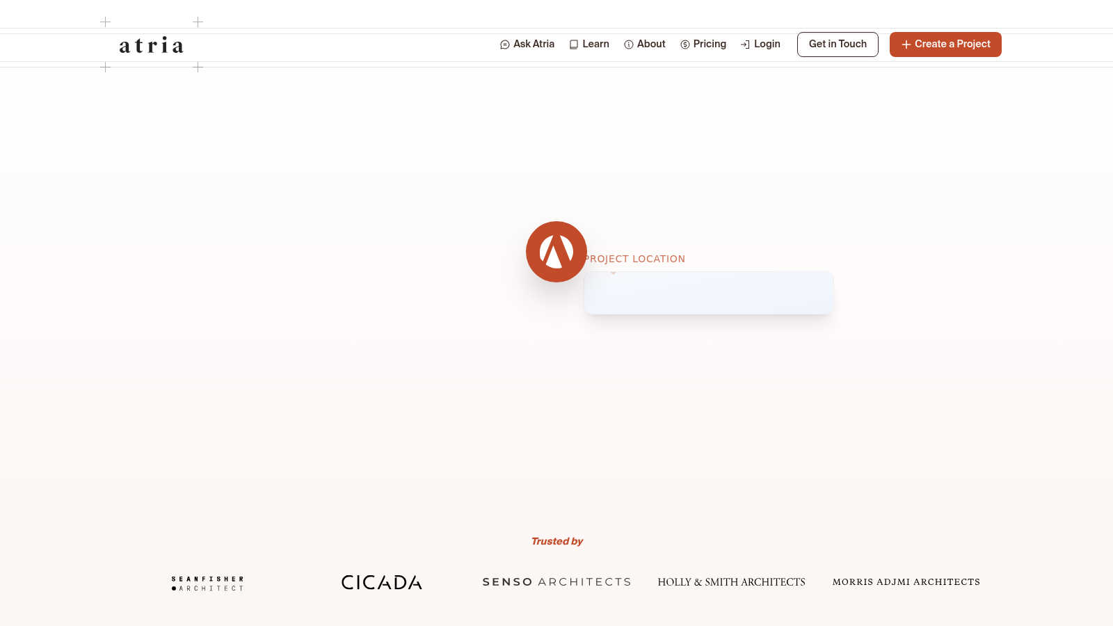 Atria application interface and features
