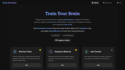 Train The Brain - AI tool for Education & Learning