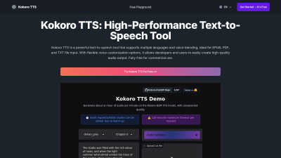Kokoro TTS - AI tool for Accessibility