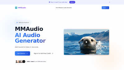 MMAudio AI - AI tool for Audio & Music