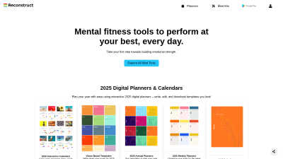 Reconstruct Your Mind - AI tool for Fitness & Health