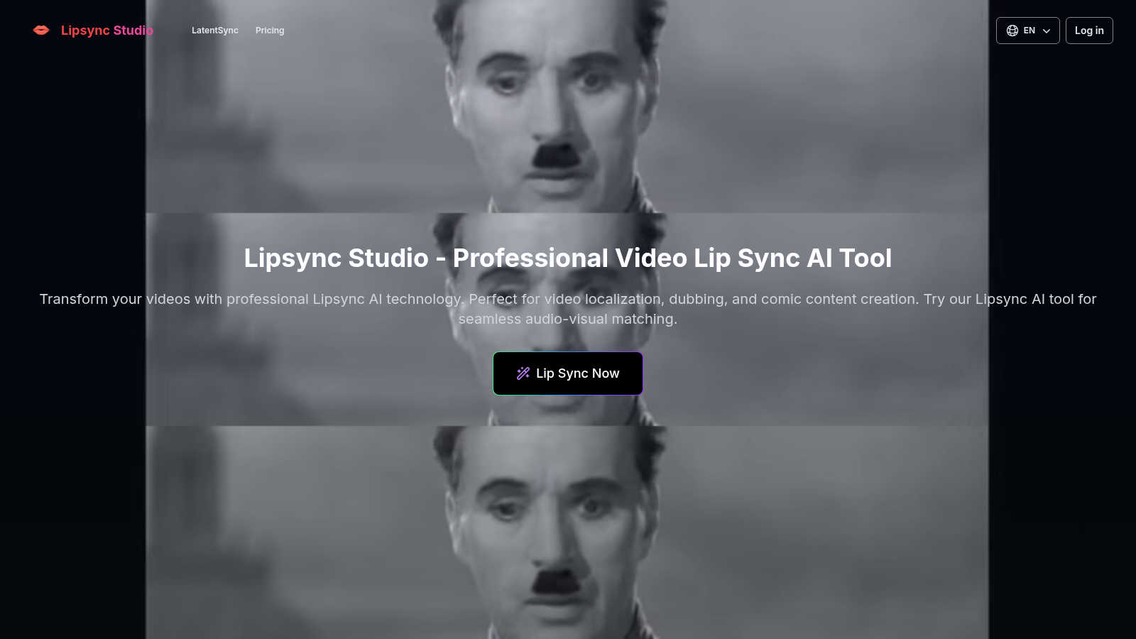 LipSync Studio application interface and features