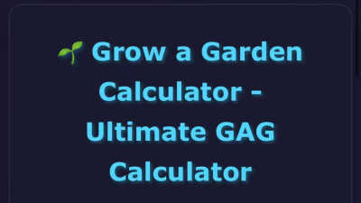 Grow a Garden Value Calculator - AI tool for AI Assistants