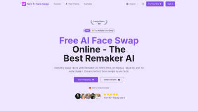 Free AI Face Swap - AI tool for Content Creation