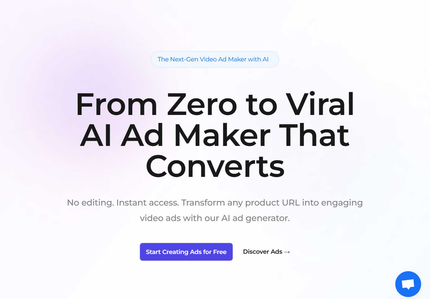 AI AD Maker application interface and features