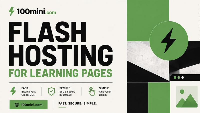 100mini Instant HTML Hosting, No Signup screenshot
