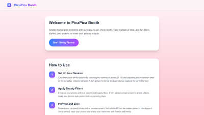 PicaPica Booth - AI tool for Content Creation