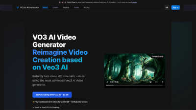 VO3 AI - AI tool for Content Creation