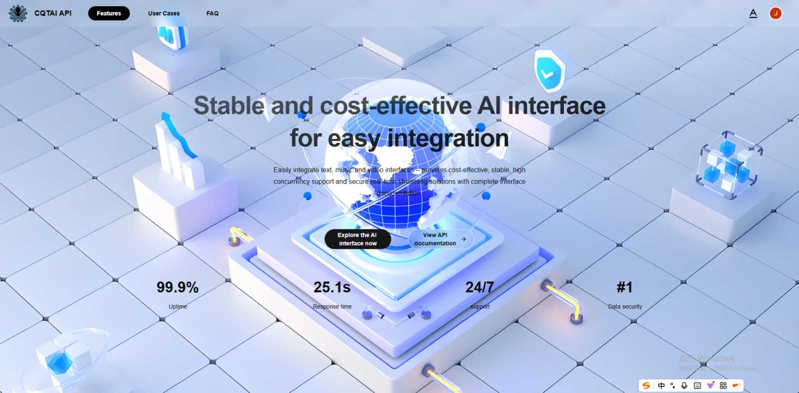 AI Vedio api application interface and features