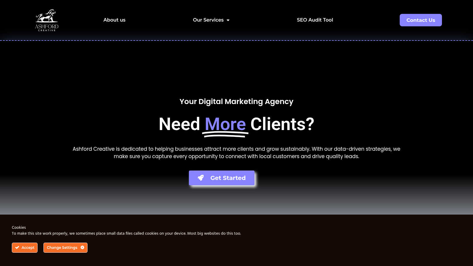 Ashford Creative application interface and features