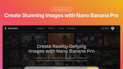BananaPro - AI tool for Image & Photo