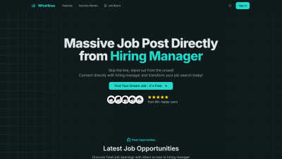 WhoHires - AI tool for Career & Jobs