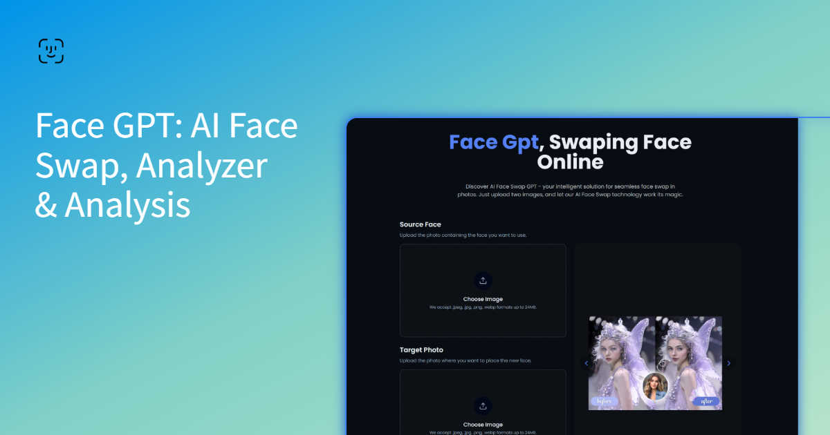 Face GPT application interface and features