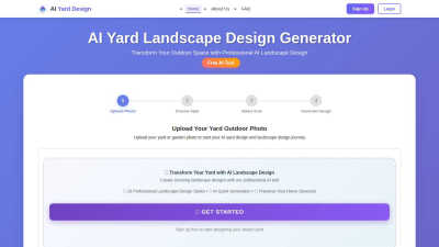AI Yard Design generator - AI tool for Design Tools