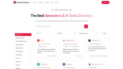 Generator Directory - AI tool for AI Assistants