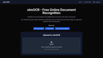 olmOCR - AI tool for Accessibility