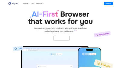 Sigma AI Browser - AI tool for AI Assistants