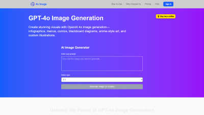 4o Image Generation - AI tool for Content Creation