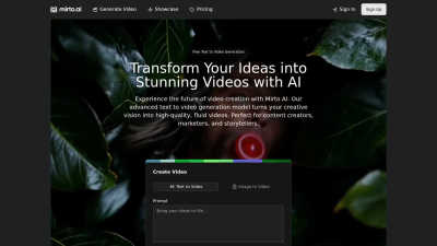 Mirto AI - AI tool for Content Creation