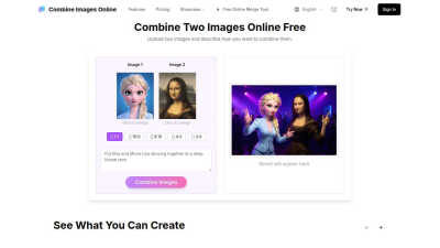 Combine Images Online - AI tool for Content Creation