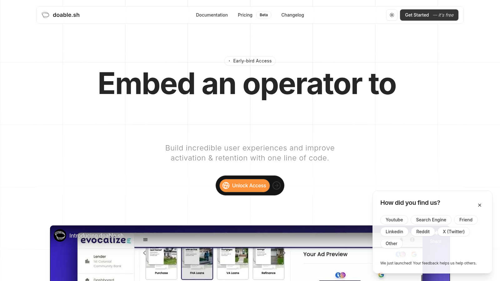 Doable application interface and features