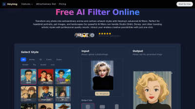 Heyimg - AI tool for Avatars