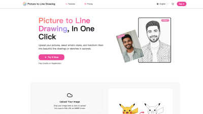 Picture to Line Drawing - AI tool for AI Assistants