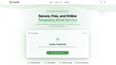 Temp Mail - AI tool for Email Tools