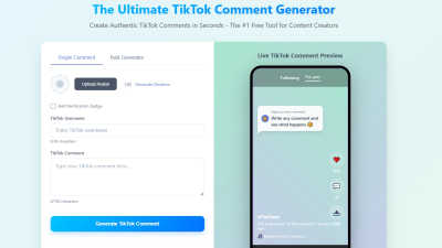tokicomment - AI tool for Social Media