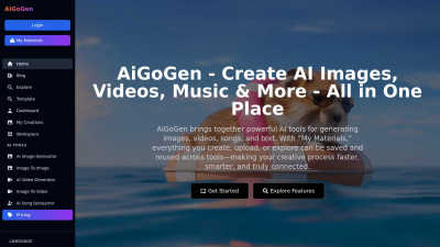 AiGoGen - AI tool for Audio & Music