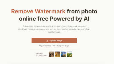 AI Watermark Remover - AI tool for Image & Photo