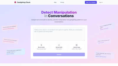 Gaslighting Check - AI tool for AI Assistants