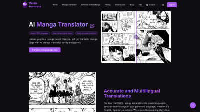 Manga Translator - AI tool for Content Creation