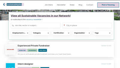 Sustainablejobs - AI tool for Career & Jobs