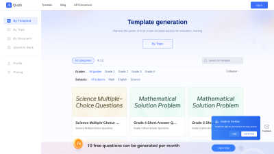 QuizB.ai - AI tool for Content Creation