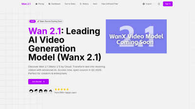 Wan 2.1 - AI tool for Content Creation
