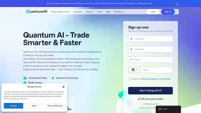 Quantum AI - AI tool for Blockchain & Crypto