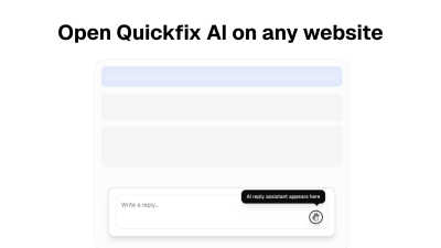 Quickfix AI - AI tool for Productivity & Management