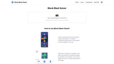 Block Blast Solver - AI tool for AI Assistants