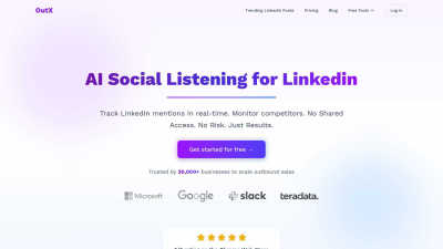 Social listening linkedin | OutX.ai - AI tool for AI Assistants