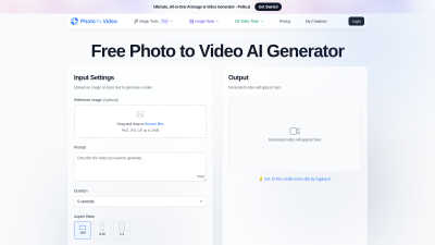 PhotoTo.Video - AI tool for Content Creation