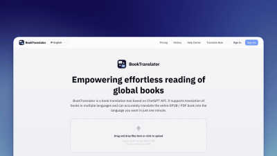 BookTranslator - AI tool for Other